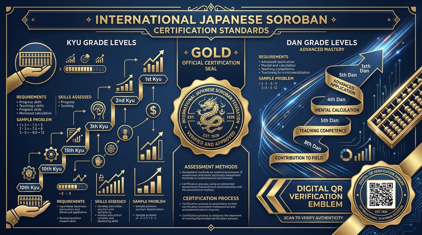 International Japanese Soroban certification standards framework